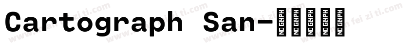 Cartograph San字体转换